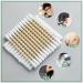 Nuduko Bamboo Cotton Swabs 500 Count | 100% Compostable & Organic | Eco-Friendly Biodegradable Wooden Cotton Buds | Plastic-Free Spiral/Round Head | 500 Pack - Buy Online on GoSupps.com