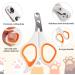 SUPERNIGHT Pet Claw Scissors Cat Nail Clipper Safe Cat Claw Cutters with Positioning Hole Pet Nail Trimmer for Any Small Pet Kittens Puppies Hamsters Rabbits ect. (Single hole) - Buy Online on GoSupps.com