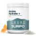 Sugar Free Electrolytes with EAA Powder - BCAA Electrolyte Powder with Essential Amino Acids - Hydrating BCAAs Amino Acids Powder for Muscle Growth - BCAA Powder for Pre & Post Workout Orange