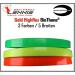 BioThane sold by the meter Gold High Flex 9-25 mm wide approx. 2.0 mm thick 2 colours 25 mm neon yellow 25 mm neon yellow (YE317)