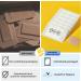 20 PCS Castor Oil Patches Individually Packaged Disposable Castor Oil Pack Wrap with Anti Leakage Cotton Pad for Belly/Feet/Knee (Oils Not Included) 5.1" x 3.9" - Buy Online on GoSupps.com