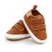 MK MATT KEELY Baby Girl First Walking Shoes Anti-Slip Soft PU Leather Sneakers for Infant Toddler 12-18 Months Brown Style2