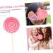 STOBAZA 4pcs Boy Toys Infant Toys Mints Bulk Candy Lollipop Crafts Candy Cane Rainbow Candy Toddler Jesus Pinkx4pcs 14*1CMx4pcs - Buy Online on GoSupps.com