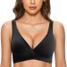 2024 Women's Front Closure Racerback Plus Size Underwire Bra - Full Coverage Black XL - Buy Online on GoSupps.com