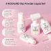 ROSALIND 13PCS Dip Nails Powder Starter Kit - 6 Colors White Pink Glitter Dip Powder Set with Base & Top Coat Brush Restorer & Activator for Stunning Manicures - Buy Online on GoSupps.com