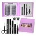 DIY Natural Lashes Extension Kit 100 Lash Clusters Kit D Crul 8-16mm Lash Bond And Seal Lash Remover For False Eyelashes Cluster kit 3D Style