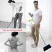Broom and Dustpan Set 2022 - Heavy Duty 3ft Angle Broom for Indoor/Outdoor Cleaning - Long Handle Sweep Combo for Pet Hair, Garden, Kitchen - Blue - Buy Online on GoSupps.com