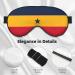 SSIMOO Venezuela Flag Double-Sided Eye Mask | Soft Light-Blocking Sleep Mask for Quality Rest - International Shipping - Buy Online on GoSupps.com