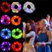 12 Pcs Light up Scrunchies For Girls  LED Hair Accessories Glow in the Dark Scrunchies  Rave Accessories for Women Fun Gift Party Favors Concert New