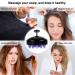 HEETA Hair Scalp Massager Shampoo Brush 2 Pack - Silicone Bristles, Remove Dandruff, Waterproof Hair Scrubber for Men & Women - Green & Black - Buy Online on GoSupps.com