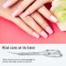 ZIZZLON Extra Fine Curved Blade Cuticle Scissors - Professional Manicure Tool for Cuticle Care, Eyebrows, Eyelashes, and Dry Skin - Buy Online on GoSupps.com