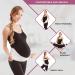 GABRIALLA Elastic Pregnancy Belly Band XL White - Maternity Belt for Improved Posture & Pain Relief - Buy Online on GoSupps.com