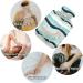 Naanle Striped Hot Water Bottle 2L with Cover | Large Bed & Feet Warmer | Pain Relief & Heat Therapy | Transparent Bag - Buy Online on GoSupps.com