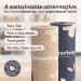 Betterway Bamboo Paper Towels - 6 Rolls 2 Ply | Plastic Free, Compostable, Strong & Absorbent - Buy Online on GoSupps.com