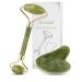 Face Roller Facial Massager Jade Roller & Gua Sha 100% Natural Stone for Face Neck Healing Skin Wrinkles & Serum Application Roller Face Massager For Women Men