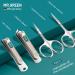 MR.GREEN 12 in 1 Manicure Set | Stainless Steel Nail Clippers & Pedicure Tools with Leather Case | Personal Care Kit for Men and Women (12Pcs Set) - Buy Online on GoSupps.com