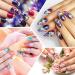 5800 Pieces Multicolored Rhinestones for Nail Art DIY Crafts & Carnival - Glittering Gems with Tweezers - Buy Online on GoSupps.com