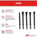 Ingersoll Rand 9500 Chisel Bit Kit for 114GQC Air Hammer - 5 Piece Set for Metal Cutting and Weld Breaking - Buy Online on GoSupps.com