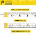Perfect Measuring Tape- Fraction Tape Measure All-Purpose Tape Measure-Double Sided Fractional Inches & Millimeter/Centimeter Tape Measure (10 Pack- 60in - White) 10 Pack - 60in/1.5m White - Buy Online on GoSupps.com