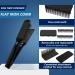Flat Iron Comb Attachment Clip On - 500 F High Temp Hair Styling Tool for Professional & Home Use (Black - Buy Online on GoSupps.com