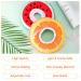 Frienda 2-Piece Adjustable Cat Cone Collar Set | Soft Recovery Collar for Cats and Small Dogs | Orange & Watermelon Design - Buy Online on GoSupps.com