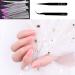 Bebochoi 200 pcs Silk Fiberglass Nail Extensions Set with 2 Tweezers | Nail Art Accessories for Salon & Home Use - Buy Online on GoSupps.com
