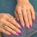 Sethexy Pink French False Fingernails - 24 Glossy Acrylic Nail Tips for Women & Girls | Perfect Press-On Nail Art - Buy Online on GoSupps.com