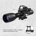 MidTen 4-16x50 Tactical Rifle Scope with Dual Illuminated Optics, Rangefinder, Reflex Sight, Holographic Reticle, and Laser Sight - Buy Online on GoSupps.com