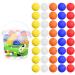 Pokiiulk Practice Golf Balls - 40 Pcs Foam Golf Balls with Realistic Feel and Limited Flight, Foam Golf Practice Balls Backyard Training Balls(Multicolor)