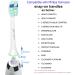 Senyum Toothbrush Replacement Heads for Philips Sonicare - Compatible 4 Pack | Best Replacement Heads - Buy Online on GoSupps.com