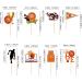 Ercadio 24 Pack NBA Star Basketball Cupcake Toppers Basketball Player Cupcake Picks Basketball Happy Birthday Cake Toppers for Sport Theme Baby Shower Birthday Party Cake Decoration Supplies Pattern-2 - Buy Online on GoSupps.com