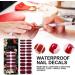 Generisch Set of 22 protective nail films - Red gel - Waterproof - For manicures pedicures autumn decorations - Buy Online on GoSupps.com