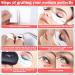 230PCS Eyelash Extension Kit with Fairy Lash Clusters, USB Air Blower & Accessories for Beginners - Black - Buy Online on GoSupps.com