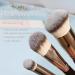 Raffaello 3Pcs Foundation Makeup Brushes Set - Professional Kabuki Brushes for Liquid, Cream, and Powder Cosmetics - Buy Online on GoSupps.com