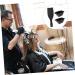 Beavorty 1 Set hair coloring tools balayage paddle hair dyeing bowl and brush hair color board salon hair dye coloring kit hair styling kit Hair Coloring Board to color hair plate abs 30X9.7X0.3CM Black - Buy Online on GoSupps.com