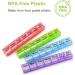 Large 28-Day Pill Organizer with Extra Large Compartments for Medication, Vitamins, and Supplements - Dust-Proof, Travel-Friendly Pill Case in Red, Green, Blue, Purple - Buy Online on GoSupps.com