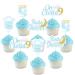 Sursurprise On Cloud 9 Baby Shower Decorations 36PCS Cloud Nine Baby Shower Cupcake Toppers Cloud Themed Baby Shower Party Supplies
