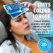 Large Reusable Gel Ice Packs (2 Pack) for Hot and Cold Therapy - Knee, Shoulder, Back, Wrist - Pain Relief and Rehabilitation - 6x12 Inch - Blue - Buy Online on GoSupps.com