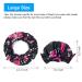 Waterproof Reusable Shower Cap for Women with Long Hair - Adjustable, Washable, Breathable - Black - Buy Online on GoSupps.com