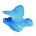 MOILO Neck and shoulder relaxers comfortable cervical traction devices for neck pain relief cervical alignment chiropractic pillows neck stretchers (Blue)