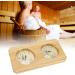 Buy 2-in-1 Sauna Thermometer & Hygrometer - Premium Wood & Copper Design for Bathroom | International Shipping - Buy Online on GoSupps.com