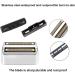 2PACK Replacement Foil and Cutters Compatible with BaBylissPRO Barberology Cordless Metal Double Foil Shaver FXFS2 (FOILFX02) (Silver) Silver/2pc - Buy Online on GoSupps.com