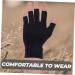 BRIGHTFUFU 1 Pair UV Gloves summer sunblock gloves touchscreen gloves nail art fingerless gloves sun protection gloves for women nail dryer UV glove nail gel fabric major women's summer beach 19.5x8cm Black - Buy Online on GoSupps.com