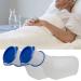 Lunata 2x urine bottle for men (milky) with leak-proof cap 1000ml autoclavable