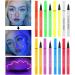 Glow Makeup for Face Rainbow UV UV Waterproof Makeup | High Pigment Eye Makeup for Girl Women Long Lasting Ultra Fine Tip Cosmetics Pochy - Buy Online on GoSupps.com