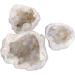 Crystal Hole Natural White Geode Rainbow Titanium Coated Quartz Cluster Specimen Angel Halo Crystal Hole - Buy Online on GoSupps.com