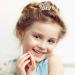 Honbay 4PCS Mini Crystal Rhinestone Crown Hair Comb Princess Tiara - 1.7x1.5x0.9inch - Buy Online on GoSupps.com
