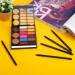 Sibba 12 Mini Concealer Brush Set - Art Fiber Makeup Brushes for Eyebrow Contour & Foundation | Perfect for Women & Girls - Buy Online on GoSupps.com