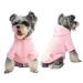 Furryilla Pet Clothes for Dog, Dog Hoodies Sweatshirt with Hood and Pockets for Small Dogs (M,Pink) Medium Pink Dog Hoodie
