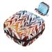 Storage bags for women's bandages colorful leaves portable menstrual pad bags panty lores tampons women's bandages storage holder for women school office multicolored 01